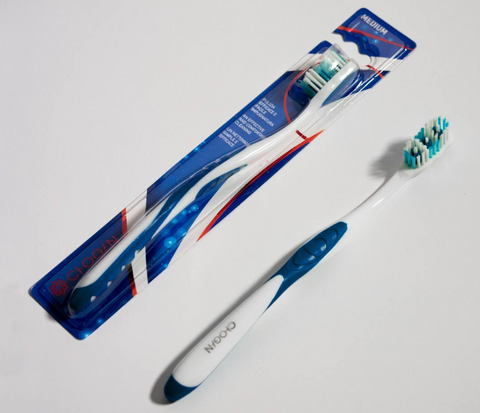 DOT Brush -Middle Stunks (azul -white) Chogan