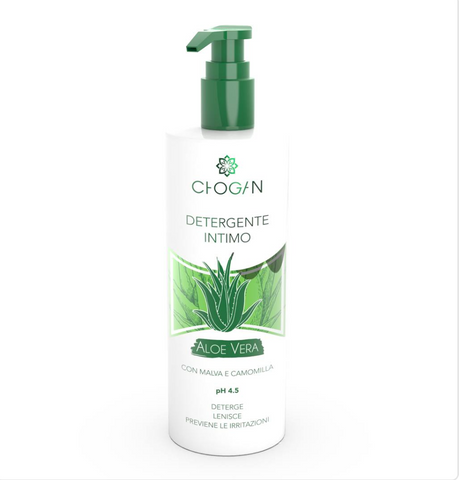 Limpador íntimo de aloe vera orgânico com Mauve e Chamomile - 260 ml Chogan